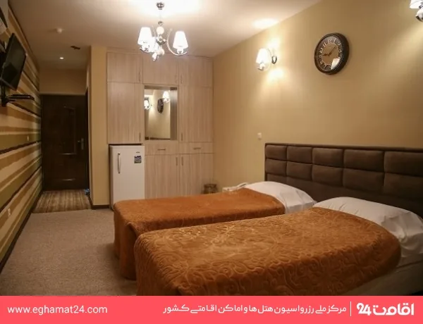 اتاق دو تخته توئین — هتل آوان دزفول