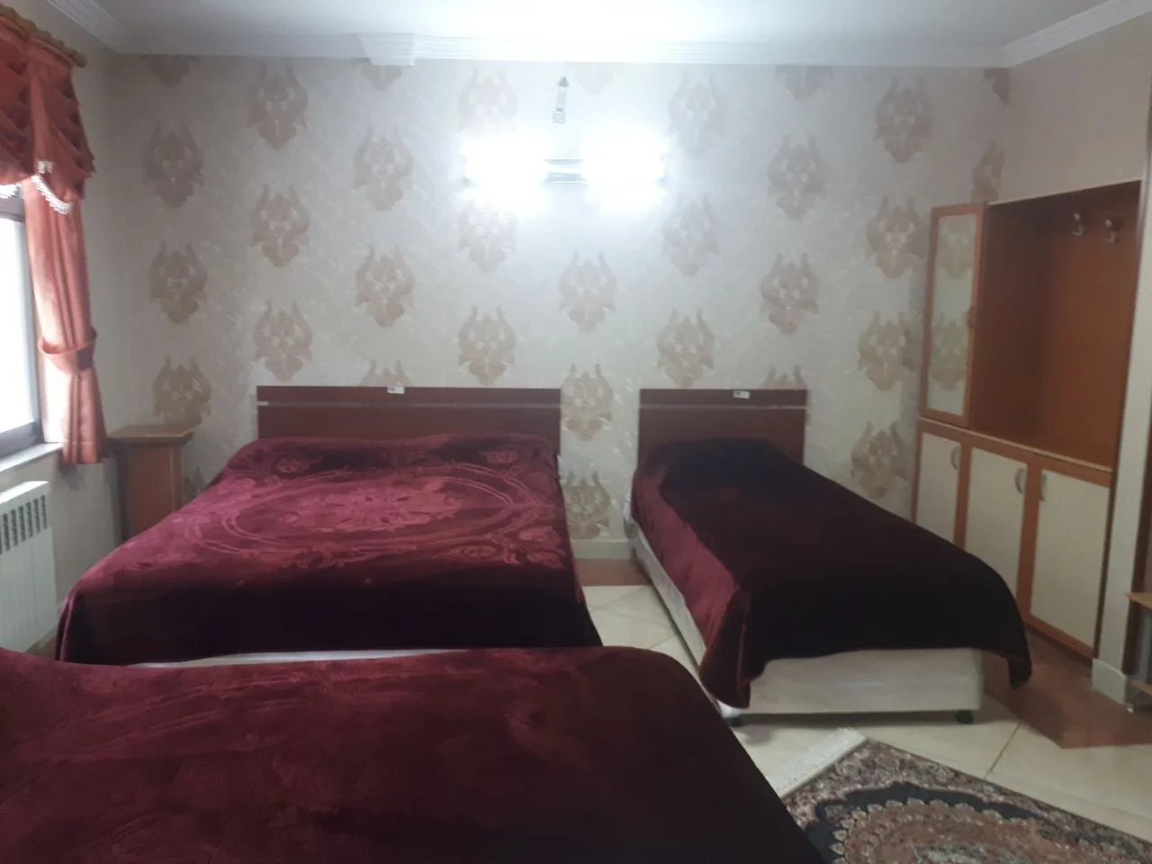 اتاق یک تخته — هتل زیارت گرگان