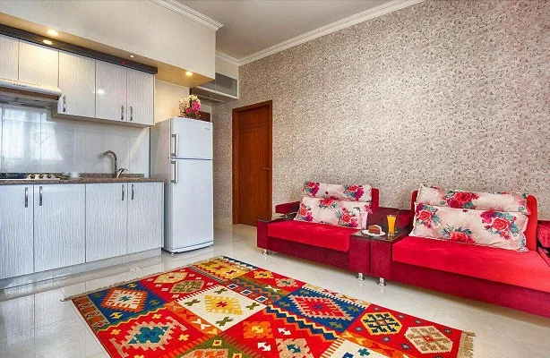 اتاق دوتخته دبل — هتل آپارتمان سامرا مشهد
