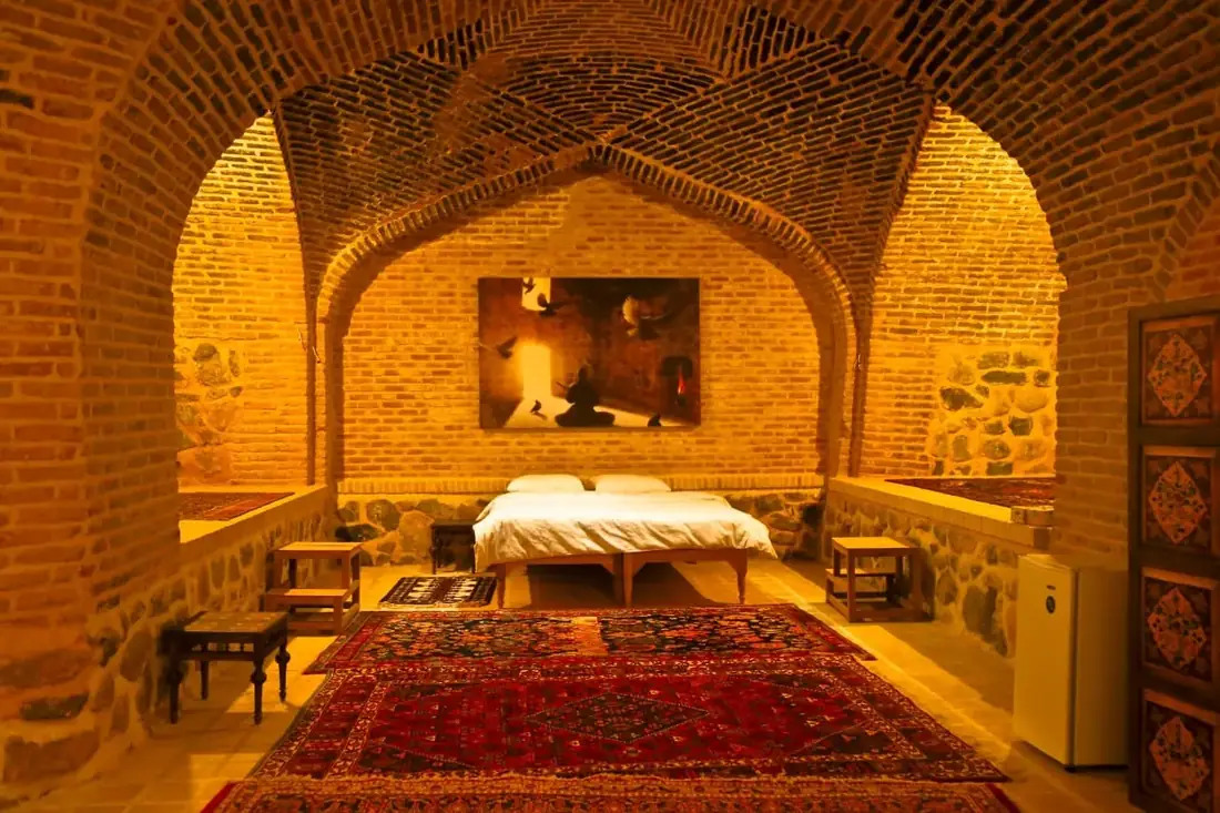 اتاق دو تخته دبل مستر — هتل بوتیک کوهاب نطنز