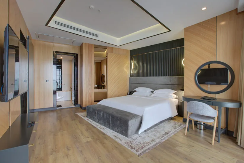 اتاق دبل استاندارد ویو دریا طبقات 2 تا 8 — هتل آراز نوشهر